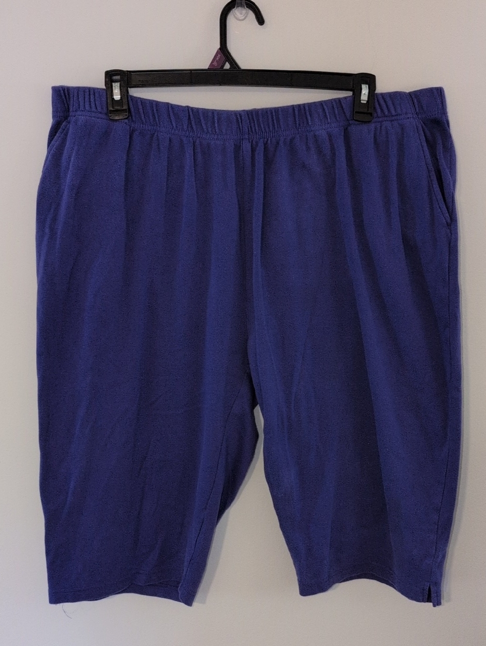 Roaman's Purple Knit Shorts